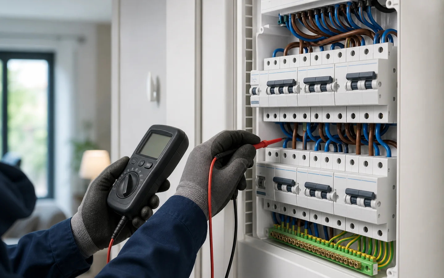 Controle qualite d un tableau electrique francais bipolaire